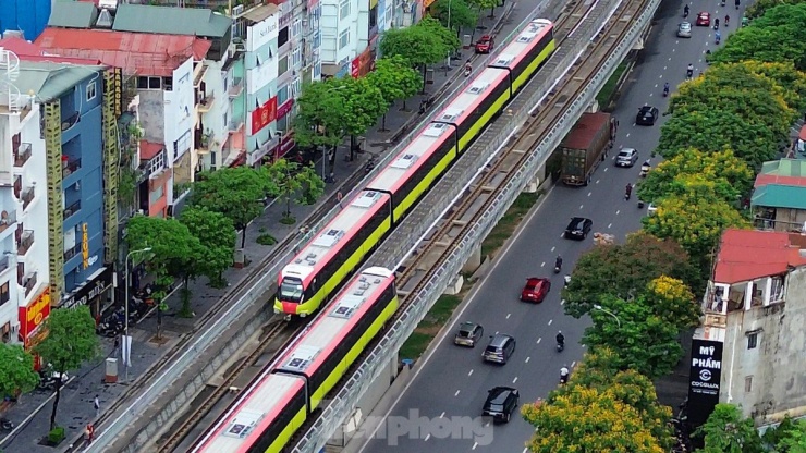 Đoạn trên cao Tuyến Metro Nhổn - Ga Hà Nội và Đường Âu Cơ - Nghi Tàm chuẩn bị vận hành