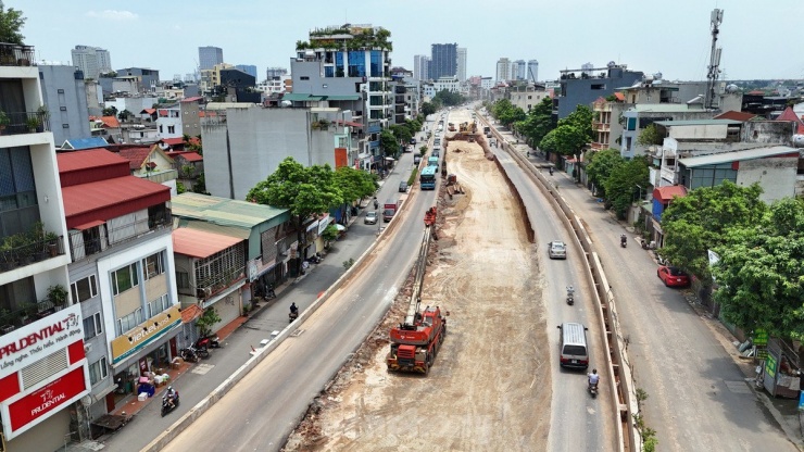 Đoạn trên cao Tuyến Metro Nhổn - Ga Hà Nội và Đường Âu Cơ - Nghi Tàm chuẩn bị vận hành