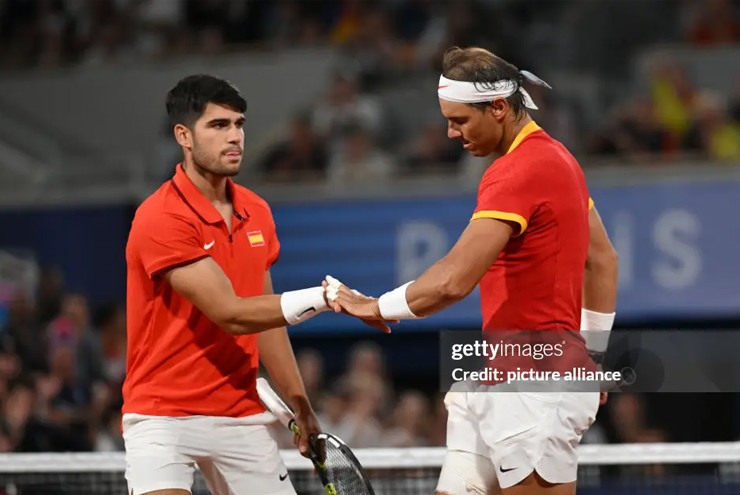 Nadal và Alcaraz có màn kết hợp thành công ở Olympic 2024