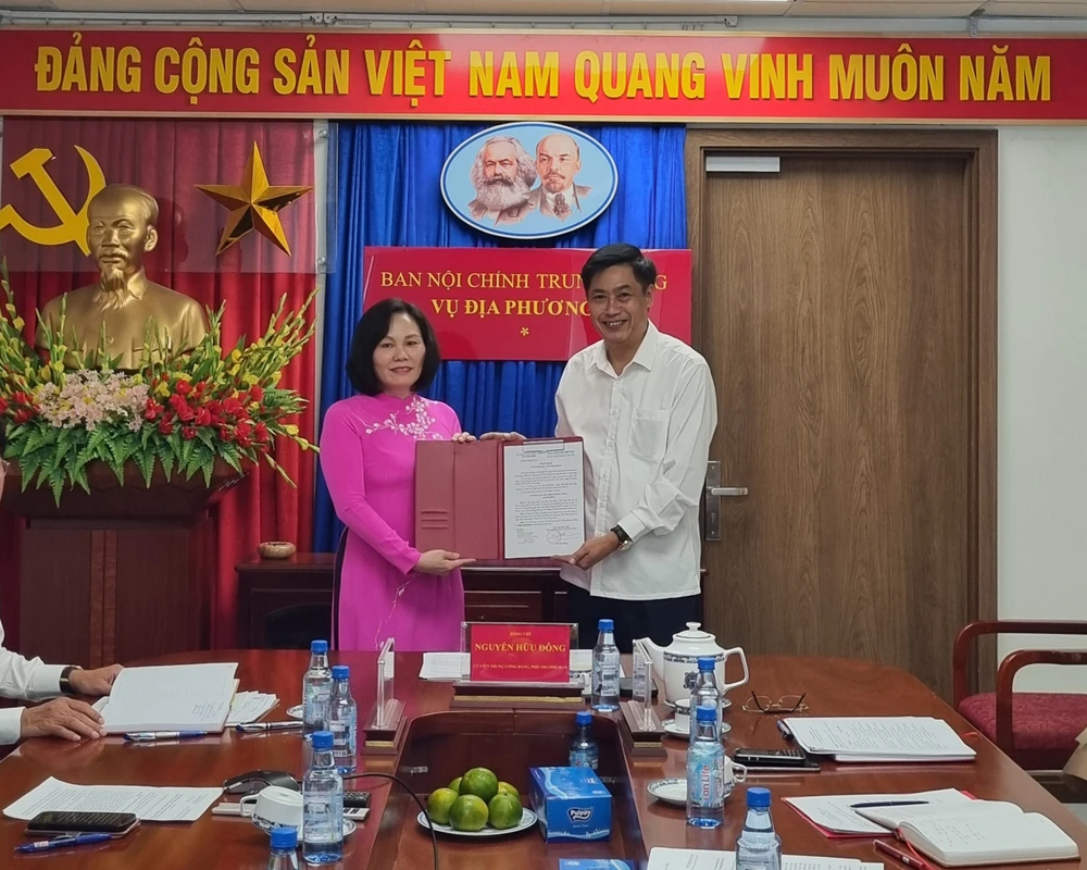 Bà Phan Thị Hồng được bổ nhiệm Phó Vụ trưởng Vụ Địa phương III, Ban Nội chính Trung ương