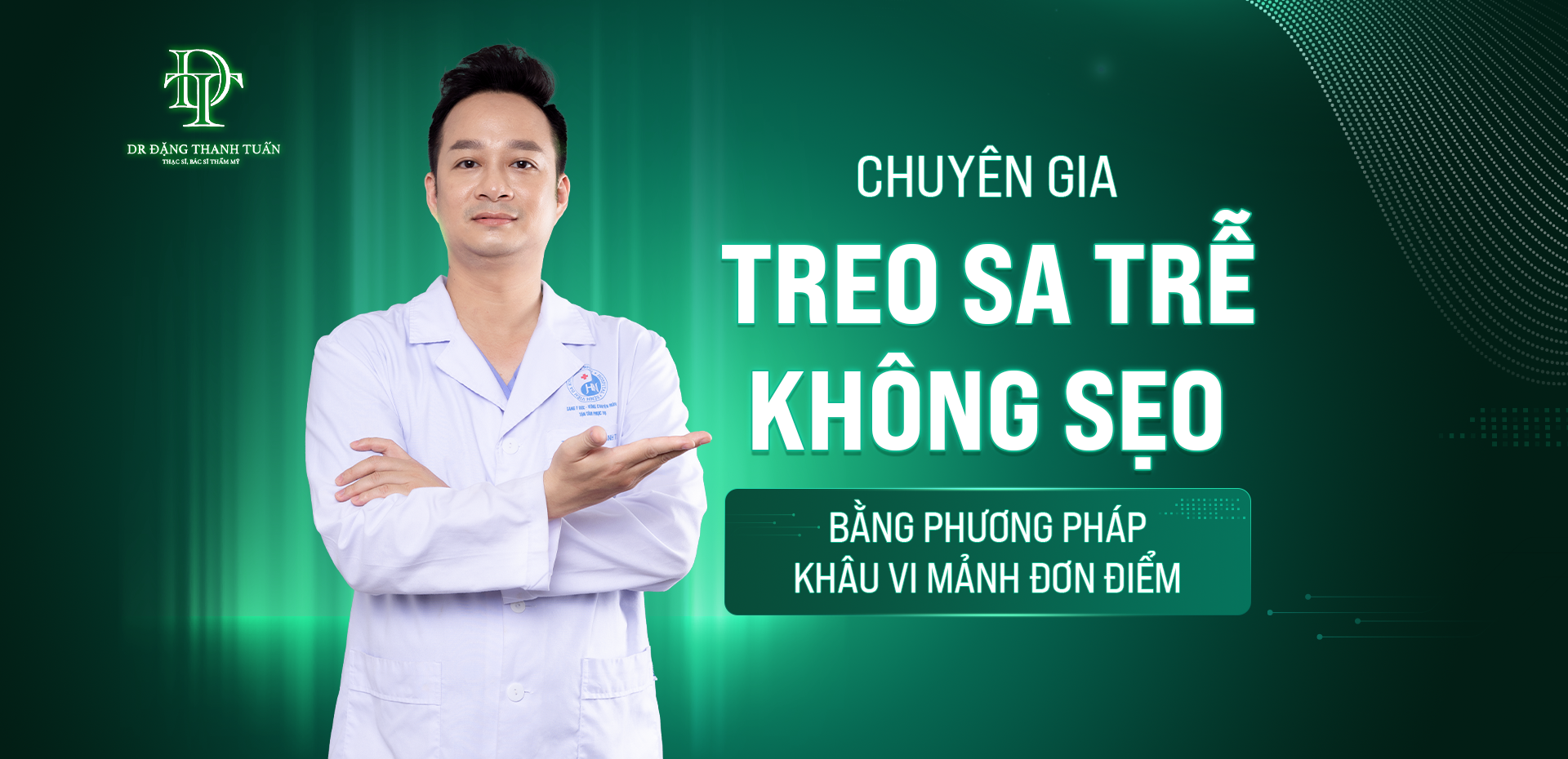 Bác sĩ Đặng Thanh Tuấn có 15 năm kinh nghiệm trong lĩnh vực phẫu thuật tạo hình thẩm mỹ