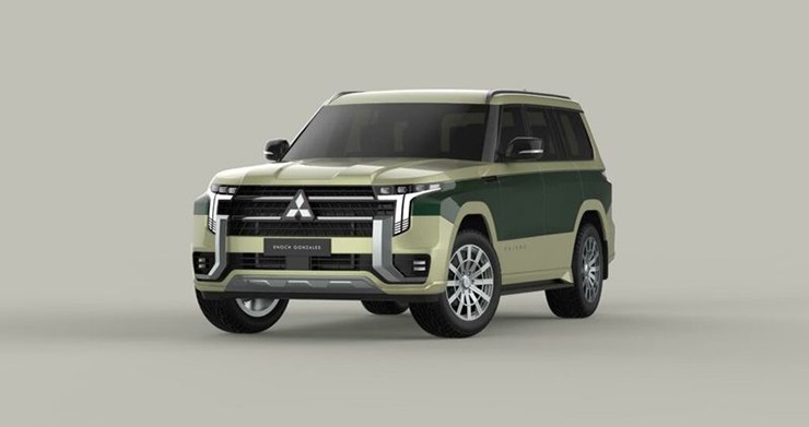 Mitsubishi Pajero thế hệ mới lộ diện bản xem trước với ngoại hình vuông vức hút mắt - 2