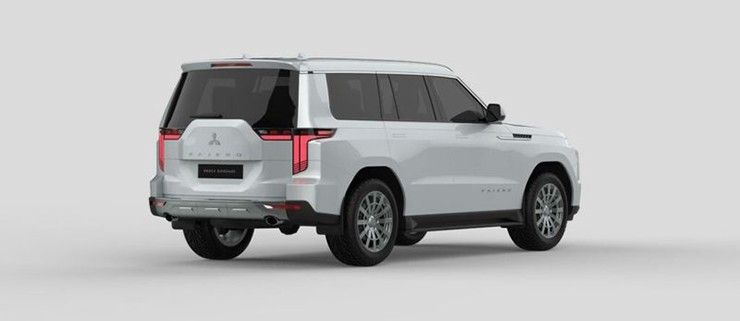 Mitsubishi Pajero thế hệ mới lộ diện bản xem trước với ngoại hình vuông vức hút mắt - 3