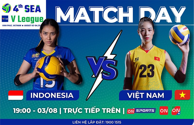 Ngày 03/08 sẽ diễn ra trận đấu giữa ĐT Việt Nam và ĐT Indonesia