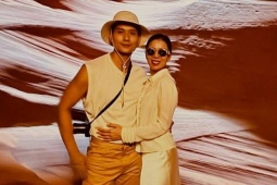 Du lịch - Lệ Quyên và bạn trai khám phá hẻm núi trăm triệu năm