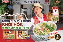 Thị trường - Tiêu dùng - Acecook Việt Nam &quot;bắt tay&quot; Phở Khôi Hói mang hương vị phở lõi bò gầu giòn đến mọi nhà