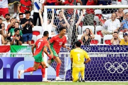 Bóng đá - Video bóng đá U23 Morocco - U23 Iraq: Chốt hạ trong hiệp 1, hiên ngang đoạt ngôi đầu (Olympic)