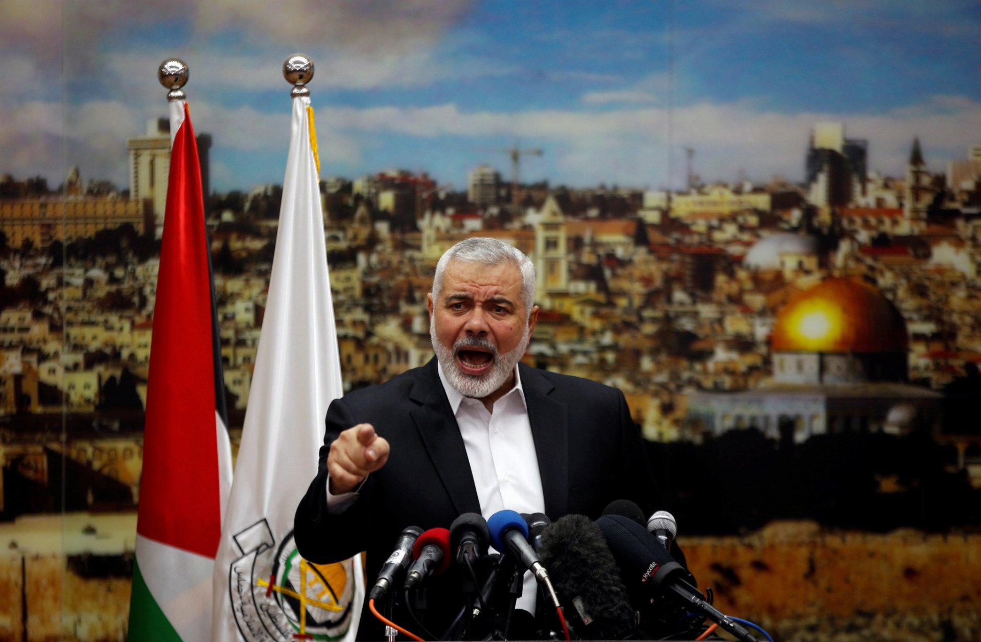 Ông Ismail Haniyeh – thủ lĩnh chính trị cấp cao nhất của Hamas (ảnh: CNN)