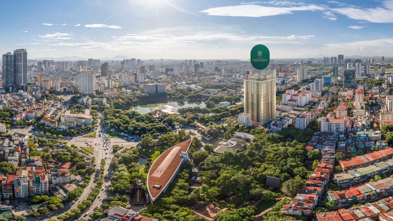 Tầm view hướng ra Viện Bảo tàng Dân tộc học giữa bức tranh đa sắc của phố phường Hà Nội&nbsp;