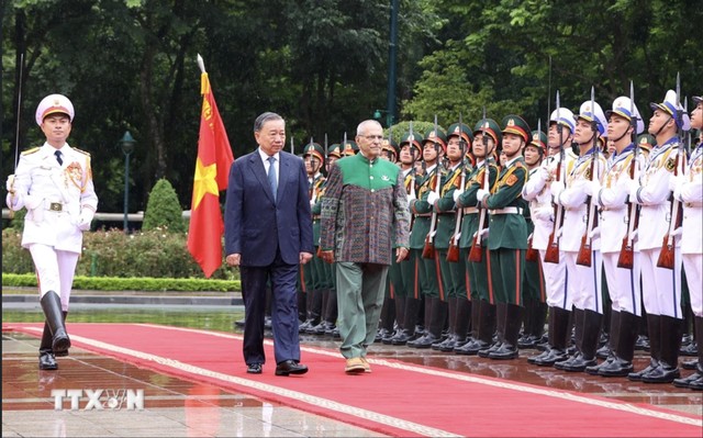 Chủ tịch nước Tô Lâm đón Tổng thống Timor Leste José Ramos-Horta thăm cấp Nhà nước