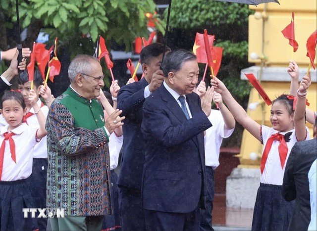 Chủ tịch nước Tô Lâm đón Tổng thống Timor Leste José Ramos-Horta thăm cấp Nhà nước