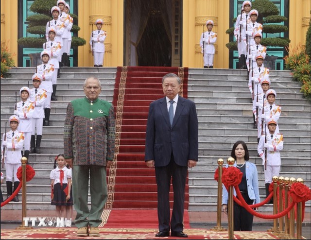 Chủ tịch nước Tô Lâm đón Tổng thống Timor Leste José Ramos-Horta thăm cấp Nhà nước