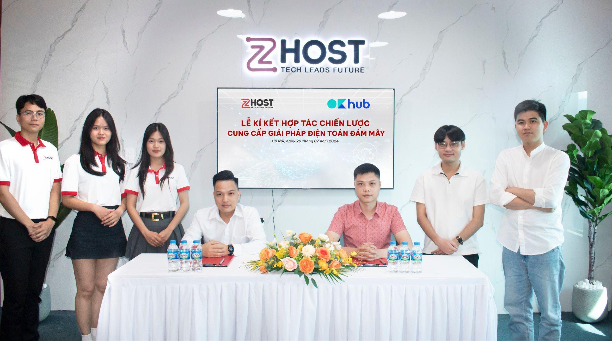 Zhost và OKhub Việt Nam ký kết hợp tác chiến lược cung cấp giải pháp Điện toán đám mây - 1