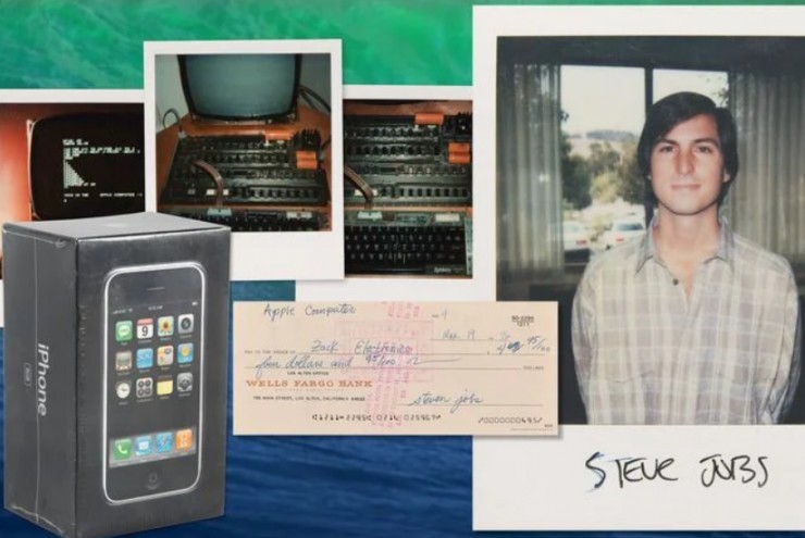 Đấu giá hàng loạt kỷ vật trị giá triệu USD của Steve Jobs