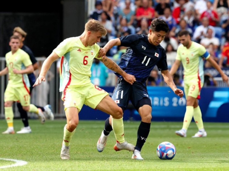 Video bóng đá U23 Nhật Bản - U23 Tây Ban Nha: Siêu phẩm mở màn, cay đắng VAR (Olympic)