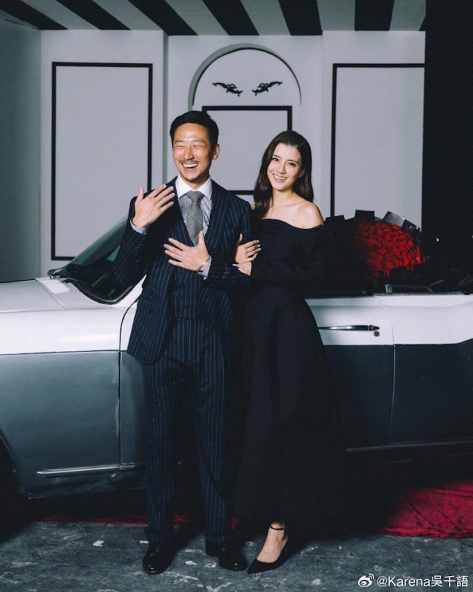 Vợ chồng Ngô Thiên Ngữ, Thi Bá Hùng. Ảnh: Instagram