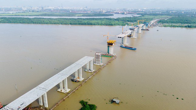 Cầu Nhơn Trạch: Công trình trọng điểm kết nối Đồng Nai - TPHCM đang dần thành hình