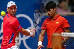 Thể thao - Trực tiếp tennis Djokovic - Alcaraz: Nole thắng áp đảo tie-break, vỡ òa huy chương vàng (Olympic) (Kết thúc)