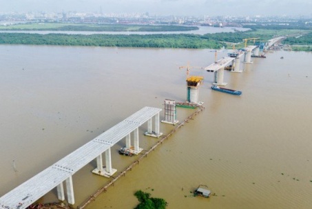 Cầu Nhơn Trạch: Công trình trọng điểm kết nối Đồng Nai - TPHCM đang dần thành hình