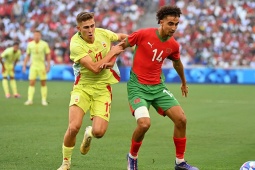 Bóng đá - Trực tiếp bóng đá U23 Morocco - U23 Tây Ban Nha: Bảo vệ thành quả (Olympic) (Hết giờ)