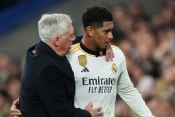 Bóng đá - HLV Ancelotti bực tức vì Bellingham, không để ngôi sao ĐT Anh lép vế Mbappe