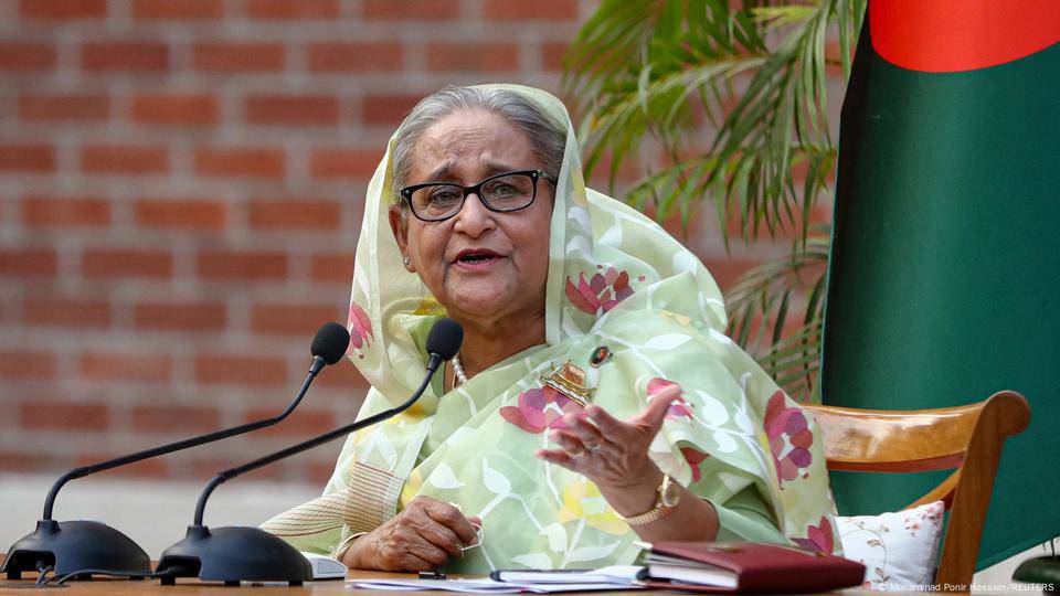 Bà Sheikh Hasina đã lãnh đạo Bangladesh trong 15 năm liên tiếp (ảnh: DW)