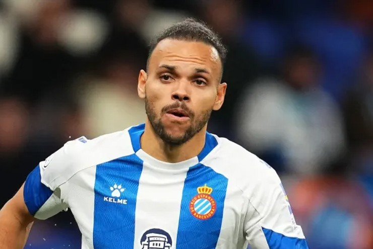 Braithwaite khi còn khoác áo&nbsp;Espanyol