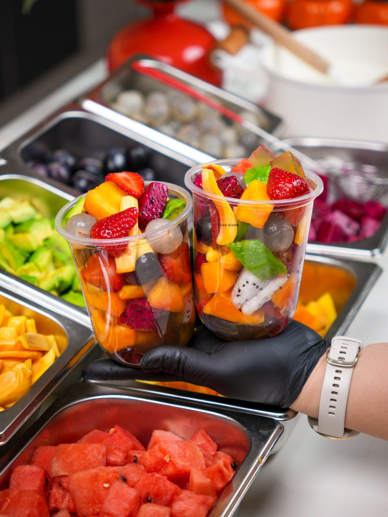 Món hoa quả dầm Cao Giang. (Ảnh NVCC).