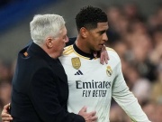 Bóng đá - HLV Ancelotti bực tức vì Bellingham, không để ngôi sao ĐT Anh lép vế Mbappe