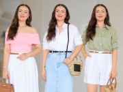 Thời trang - Phối màu nhẹ nhàng 'giải nhiệt' ngày nóng