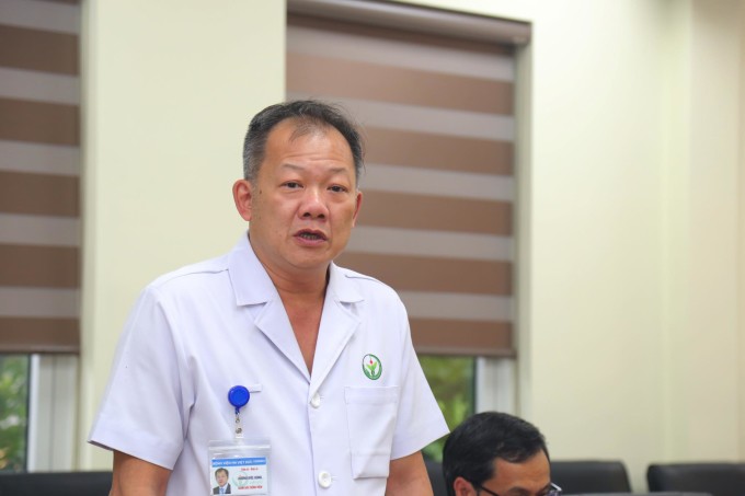  TS.BS Dương Đức Hùng, Giám đốc Bệnh viện Việt Đức. Ảnh:  Lê Nga 