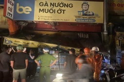 Cháy ở phố ẩm thực Nguyễn Thượng Hiền, quận 3