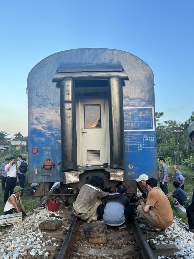 Sự cố trật bánh tàu hỏa lập lại tại Phú Lộc, Thừa Thiên - Huế