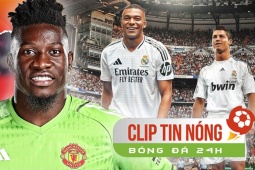 Tranh cãi Mbappe nhận đặc quyền như Ronaldo ở Real, Onana khiến MU thấp thỏm (Clip tin nóng Bóng đá 24h)