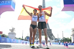 Thể thao - Trực tiếp thi đấu Olympic 7/8: Tây Ban Nha giành HCV đi bộ tiếp sức hỗn hợp marathon