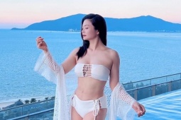 Thời trang - NSƯT Kiều Anh được khen sắc vóc khi hiếm hoi diện bikini