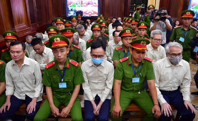 Các bị cáo có vai trò quan trọng trong vụ án. Ảnh: Thanh Tùng