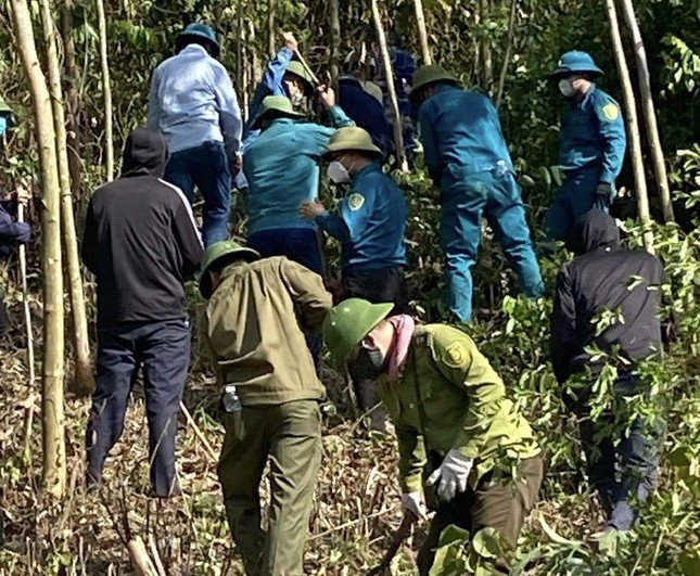 Đám cháy rừng ở Quảng Bình bùng phát từ rừng bạch đàn, hàng trăm người tham gia chữa cháy chưa thể khống chế