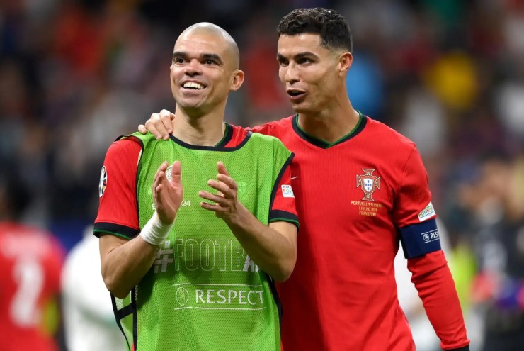 Pepe và Ronaldo là đồng đội lâu năm