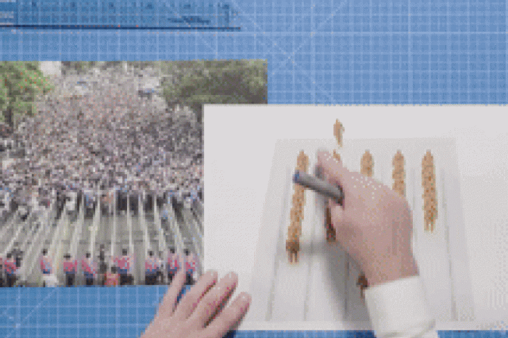 Media - Nghệ thuật di chuyển hàng vạn người: Việc thầm lặng ngăn chặn thảm họa giẫm đạp