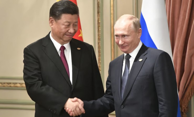 Chủ tịch Trung Quốc Tập Cận Bình (trái) và Tổng thống Nga Vladimir Putin. Ảnh: Getty Images