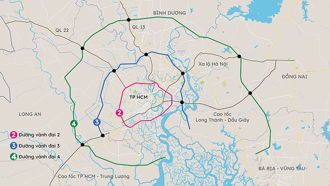 TP.HCM và các tỉnh yêu cầu cơ chế đặc thù cho dự án đường Vành đai 4, sử dụng ngân sách địa phương và nguồn vốn hợp pháp