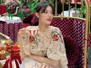 Thời trang - Trang phục che bụng bầu 9 tháng qua của á hậu Kiều Loan