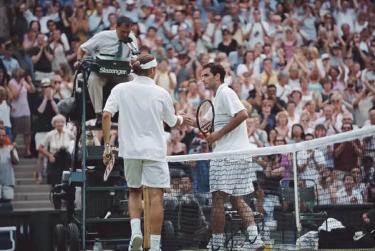 Lần gặp nhau kinh điển giữa&nbsp;Federer và&nbsp;Sampras