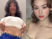 Đời sống Showbiz - Miu Lê vén áo livestream, chứng minh không mang bầu
