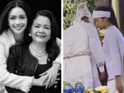 Đời sống Showbiz - Hoa hậu Ngọc Châu khóc nức nở, thất thần trong tang lễ mẹ