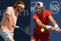 Nóng rực tennis Cincinnati Open: Tsitsipas - Rune thắng nhọc, Swiatek bỏ lỡ 5 match point