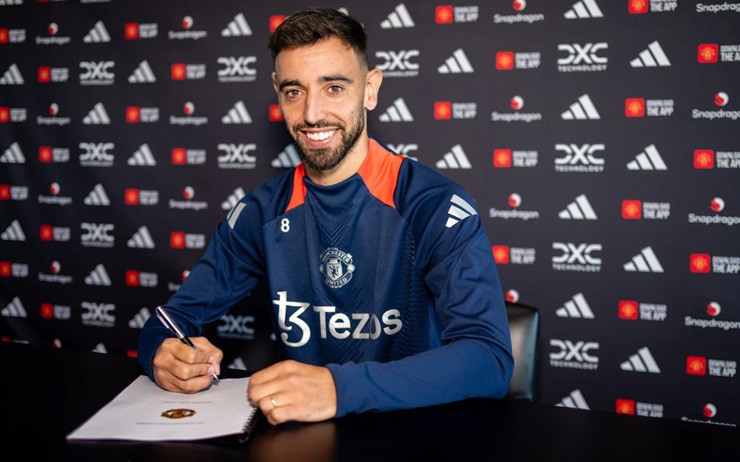 Bruno Fernandes đã gia hạn hợp đồng với MU đến năm 2027