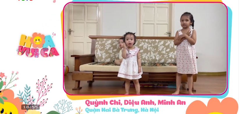 “Hoa vui ca” - Vô vàn clip sáng tạo của khán giả nhí gửi về chương trình - 3
