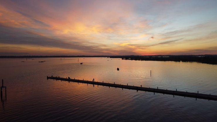 Rời mặt nước, du khách có thể tiến đến làng bích họa Ngư Mỹ Thạnh để chiêm ngưỡng những bức tranh được vẽ trên tường nhà người dân. Mọi người được xem những bức tranh miêu tả cảnh sông nước, sinh hoạt của người dân địa phương...